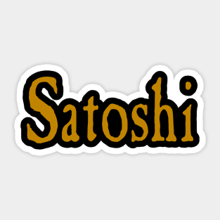 Satoshi Sticker